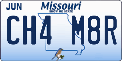 MO license plate CH4M8R