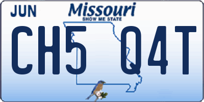 MO license plate CH5Q4T