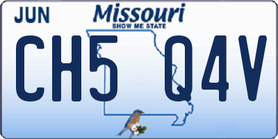 MO license plate CH5Q4V
