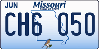 MO license plate CH6O5O