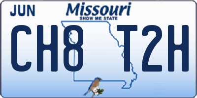 MO license plate CH8T2H