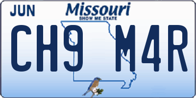 MO license plate CH9M4R