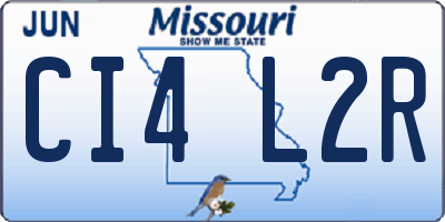 MO license plate CI4L2R