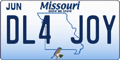 MO license plate DL4J0Y