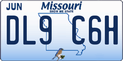 MO license plate DL9C6H