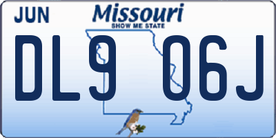MO license plate DL9O6J