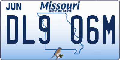 MO license plate DL9O6M