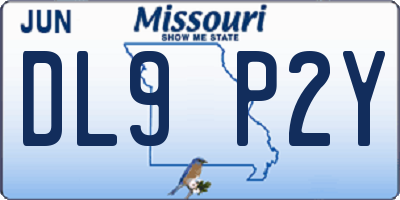 MO license plate DL9P2Y