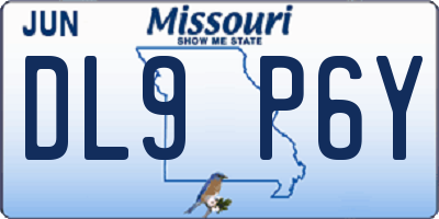 MO license plate DL9P6Y