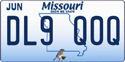 MO license plate DL9Q0Q