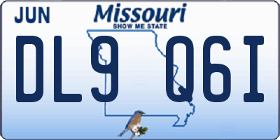 MO license plate DL9Q6I