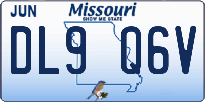 MO license plate DL9Q6V