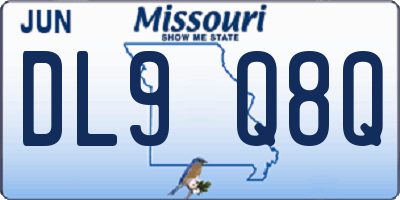 MO license plate DL9Q8Q