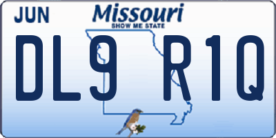 MO license plate DL9R1Q