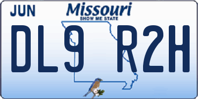 MO license plate DL9R2H
