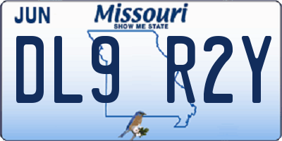 MO license plate DL9R2Y