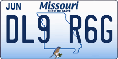 MO license plate DL9R6G