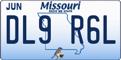 MO license plate DL9R6L