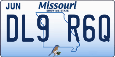 MO license plate DL9R6Q