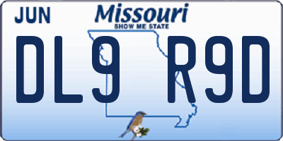 MO license plate DL9R9D