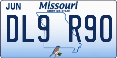 MO license plate DL9R9O
