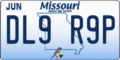 MO license plate DL9R9P