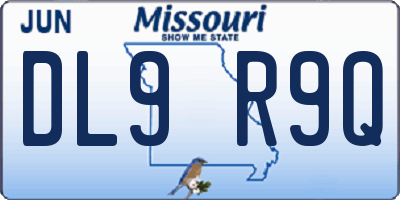 MO license plate DL9R9Q