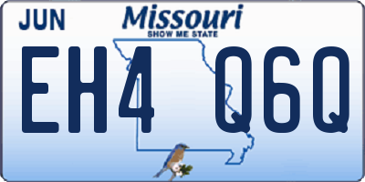 MO license plate EH4Q6Q