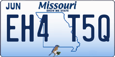 MO license plate EH4T5Q