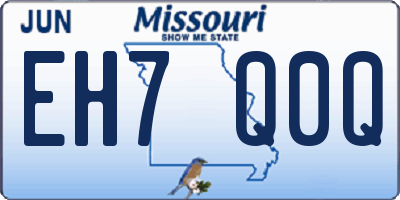 MO license plate EH7Q0Q