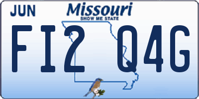 MO license plate FI2Q4G