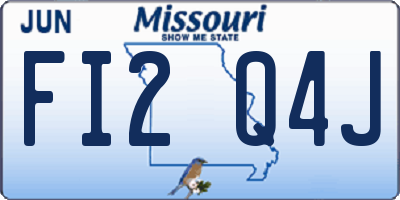 MO license plate FI2Q4J