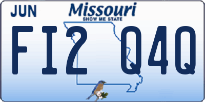 MO license plate FI2Q4Q