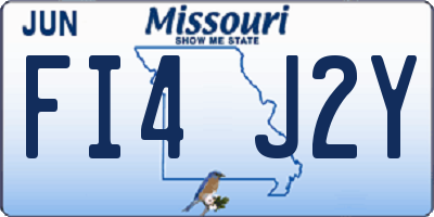 MO license plate FI4J2Y