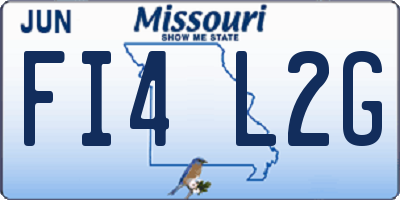 MO license plate FI4L2G