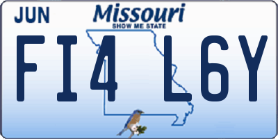 MO license plate FI4L6Y