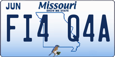 MO license plate FI4Q4A
