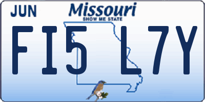MO license plate FI5L7Y