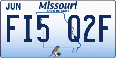 MO license plate FI5Q2F