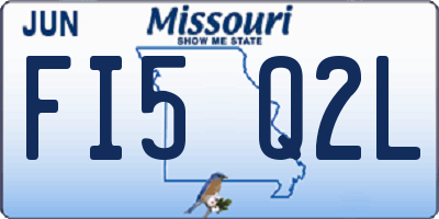 MO license plate FI5Q2L