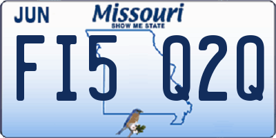 MO license plate FI5Q2Q