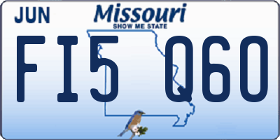 MO license plate FI5Q6O