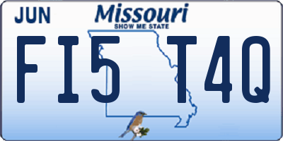 MO license plate FI5T4Q