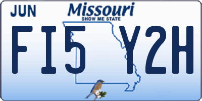 MO license plate FI5Y2H