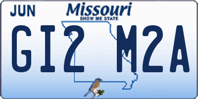 MO license plate GI2M2A