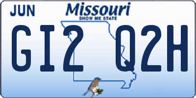 MO license plate GI2Q2H
