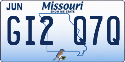 MO license plate GI2Q7Q