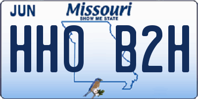 MO license plate HH0B2H
