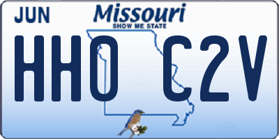 MO license plate HH0C2V