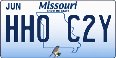 MO license plate HH0C2Y